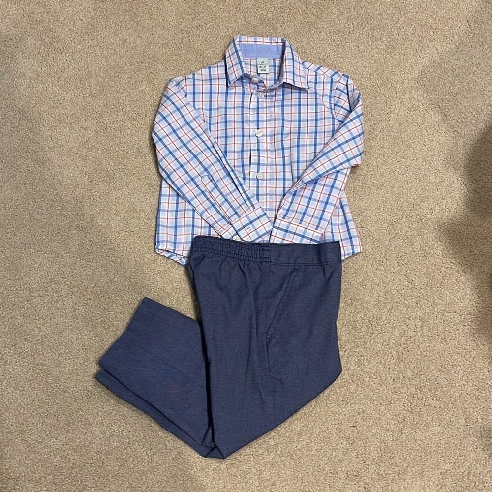 𝅺BOYS 3/3T button down/pants set